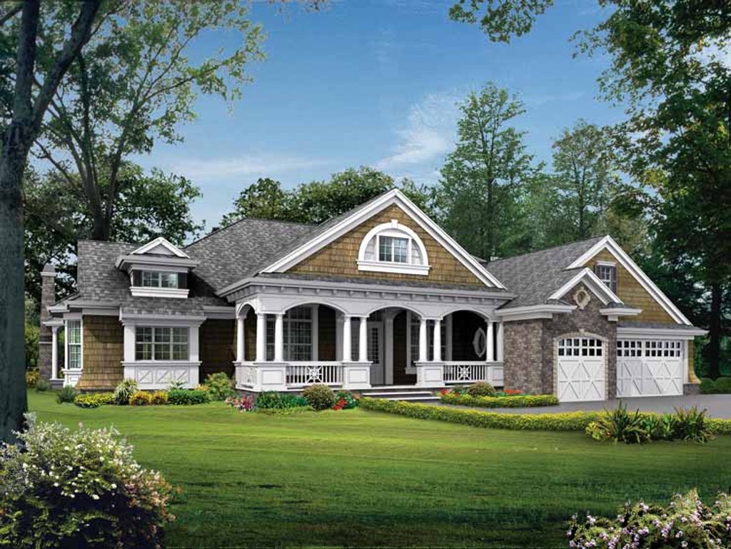 Craftsman Style House Plan 4 Beds 3 Baths 3500 Sq/Ft Plan 132278