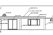 Adobe / Southwestern Style House Plan - 4 Beds 2 Baths 1722 Sq/Ft Plan #1-351 