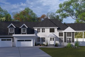 Dream House Plan - Craftsman Exterior - Front Elevation Plan #1060-477