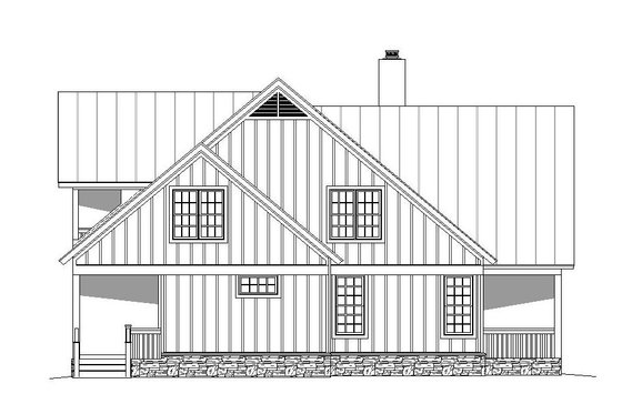 Exterior - Other Elevation 1 for Country House Plan #932-146 - 4 bed, 2.5 bath