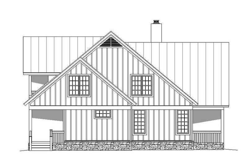 House Plan Design - Exterior - Other Elevation 1 for Country House Plan #932-146 - 4 bed, 2.5 bath