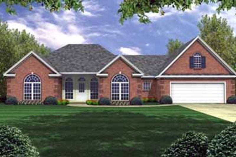 Dream House Plan - European Exterior - Front Elevation Plan #21-136