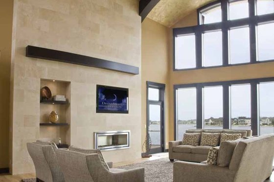 Interior - Family Room 1 for Contemporary House Plan #928-67 - 4 bed, 4 bath