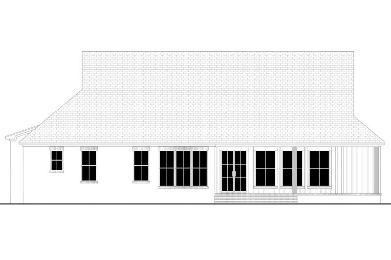 House Plan Design - Exterior - Rear Elevation 1 for Farmhouse House Plan #430-348 - 3 bed, 2.5 bath