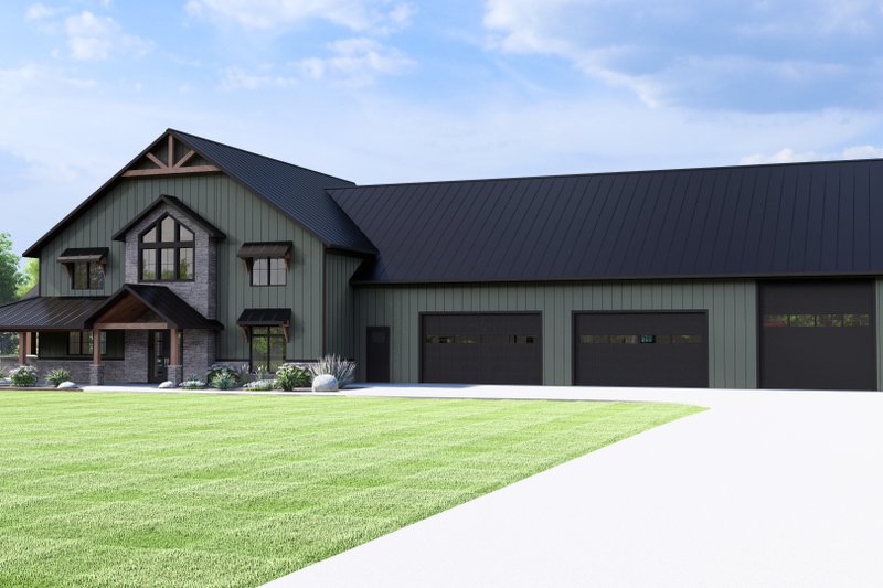 Home Plan - Exterior - Other Elevation 4 for Country House Plan #1064-295 - 5 bed, 3.5 bath