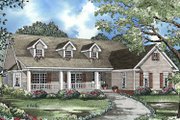Country Style House Plan - 4 Beds 3.5 Baths 3005 Sq/Ft Plan #17-3216 