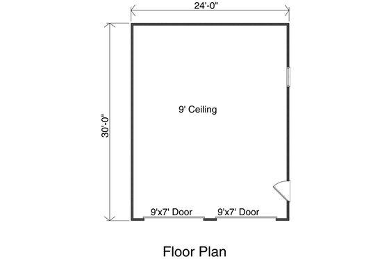 Floor Plan - Main Floor for Traditional House Plan #22-410, 0 bath