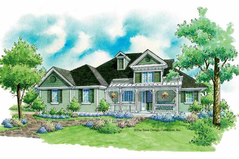 Victorian Style House Plan - 3 Beds 2 Baths 1848 Sq/Ft Plan #930-185