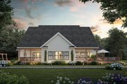 Farmhouse Style House Plan - 4 Beds 3.5 Baths 3475 Sq/Ft Plan #1117-44 Exterior 