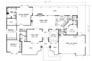 Adobe / Southwestern Style House Plan - 3 Beds 3 Baths 3060 Sq/Ft Plan #1-763 