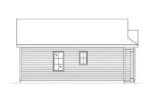 Exterior - Other Elevation 1 for Cottage House Plan #22-609 - 1 bed, 1 bath