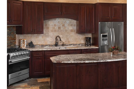 Floor Plan - Lower Floor 1 for Log House Plan #928-263 - 5 bed, 4.5 bath