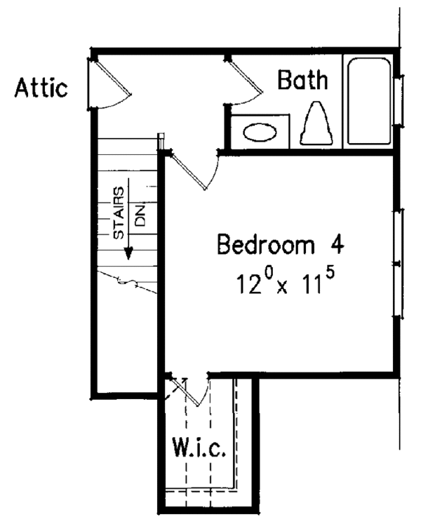 House Design - Country Floor Plan - Upper Floor Plan #927-911