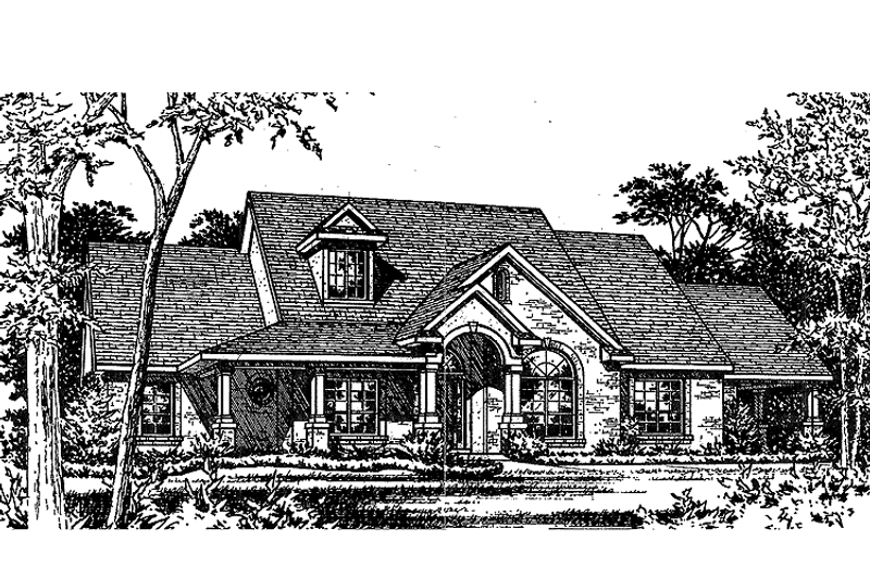 Dream House Plan - Country Exterior - Front Elevation Plan #472-294