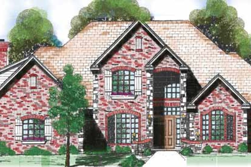 Dream House Plan - Traditional Exterior - Front Elevation Plan #52-273