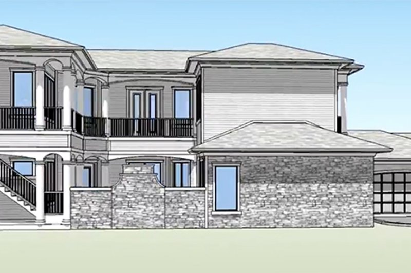 Home Plan - Exterior - Other Elevation 1 for Country House Plan #938-15 - 4 bed, 4.5 bath