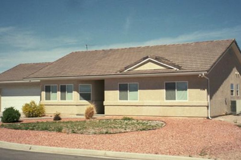 House Plan Design - Exterior - Other Elevation for Mediterranean House Plan #1-283 - 3 bed, 2 bath