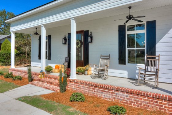 Exterior - Covered Porch for Craftsman House Plan #44-235 - 3 bed, 2 bath