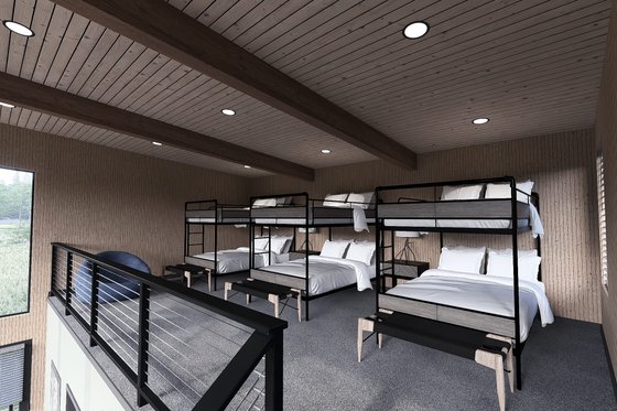 Interior - Bedroom 1 for Modern House Plan #923-398 - 1 bed, 1 bath