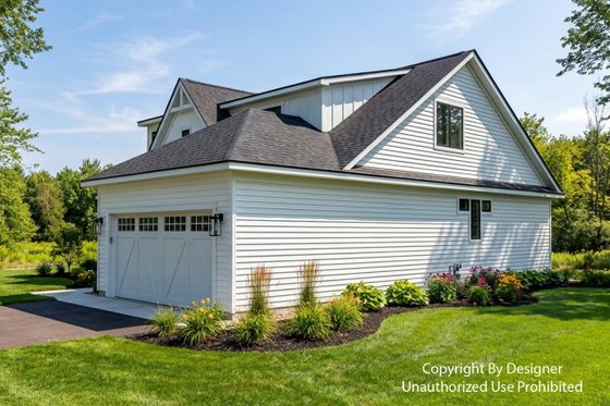 Exterior - Front Elevation 3 for Farmhouse House Plan #51-1528 - 3 bed, 2.5 bath