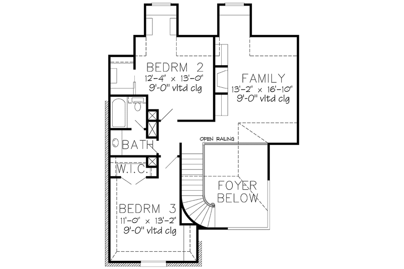 Dream House Plan - Floor Plan - Upper Floor for Country House Plan #968-31 - 3 bed, 3.5 bath