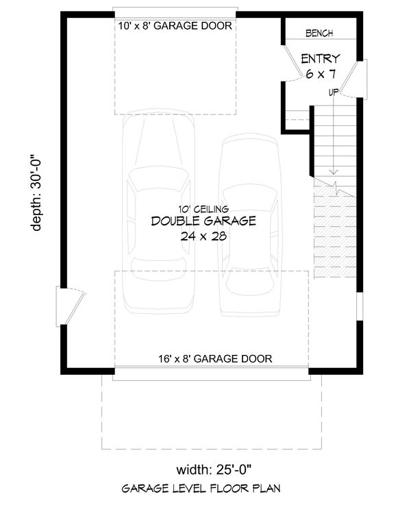 Contemporary Floor Plan - Main Floor Plan #932-295