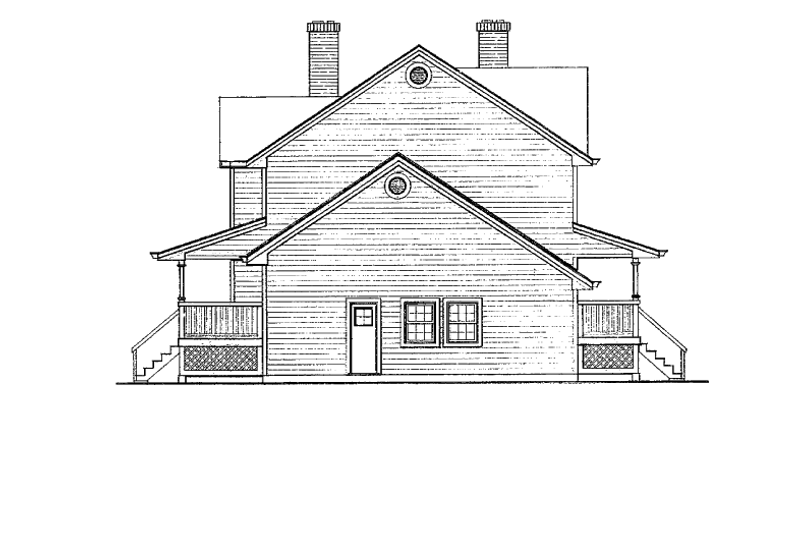 Home Plan - Exterior - Other Elevation 1 for Victorian House Plan #47-847 - 4 bed, 2.5 bath