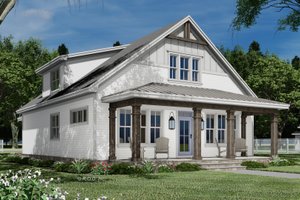 Farmhouse Exterior - Front Elevation Plan #51-1263