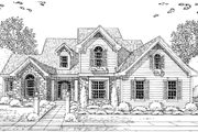 Country Style House Plan - 4 Beds 3.5 Baths 2597 Sq/Ft Plan #46-791 