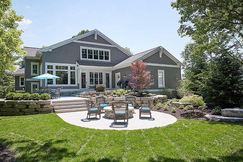 Architectural House Design - Exterior - Rear Elevation for Craftsman House Plan #928-295 - 2 bed, 2.5 bath