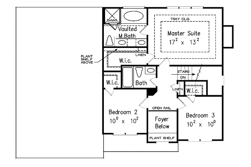 Home Plan - Floor Plan - Upper Floor for Country House Plan #927-89 - 4 bed, 3 bath
