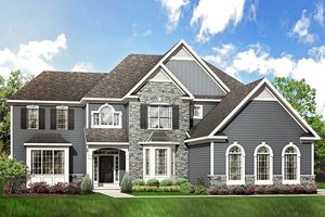 Home Plan - Traditional Exterior - Front Elevation Plan #1010-205