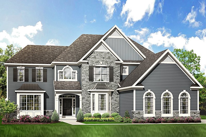 Architectural House Design - Traditional Exterior - Front Elevation Plan #1010-205