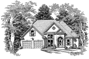 Home Plan - Mediterranean Exterior - Front Elevation Plan #927-144