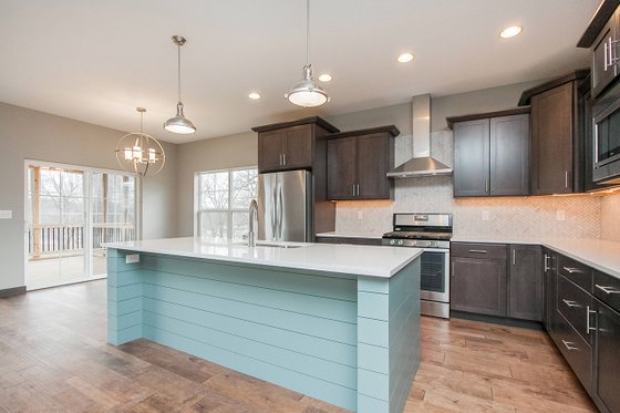 Interior - Kitchen 3 for Ranch House Plan #70-1497 - 3 bed, 3 bath