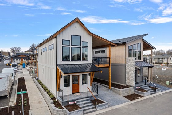 Exterior - Other Elevation for Contemporary House Plan #1070-228 - 2 bed, 2.5 bath