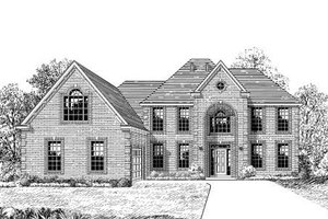 Traditional Exterior - Front Elevation Plan #424-349