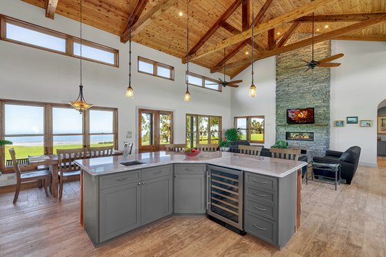 Ranch Interior - Kitchen Plan #140-149