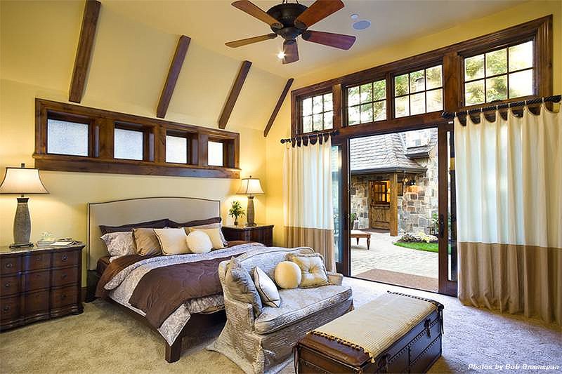 Dream House Plan - Master Bedroom - 4000 square foot European home