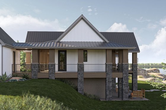 Exterior - Other Elevation for Modern House Plan #455-391 - 3 bed, 2.5 bath