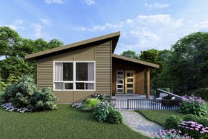 Modern Exterior - Front Elevation Plan #124-1426