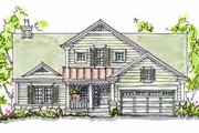 Traditional Style House Plan - 3 Beds 2 Baths 1724 Sq/Ft Plan #20-166 