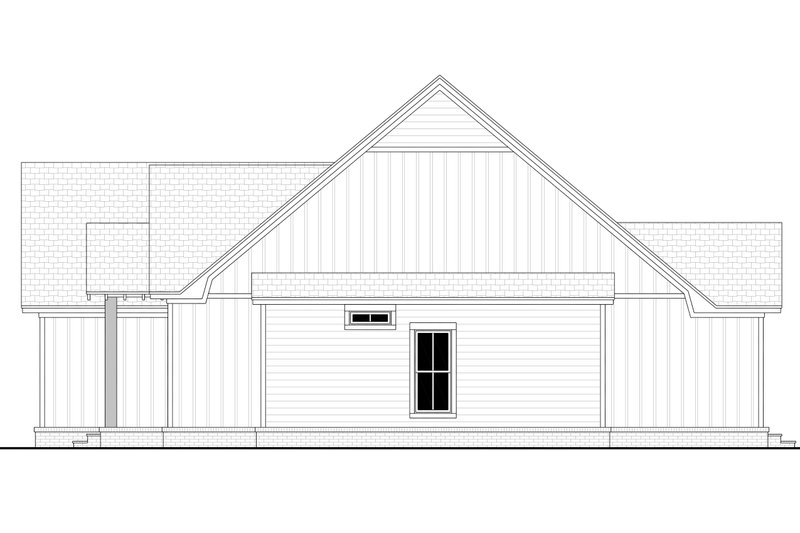 Dream House Plan - Exterior - Other Elevation 1 for Farmhouse House Plan #430-335 - 4 bed, 2 bath
