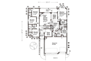 European Style House Plan - 4 Beds 2.5 Baths 2040 Sq/Ft Plan #310-987 
