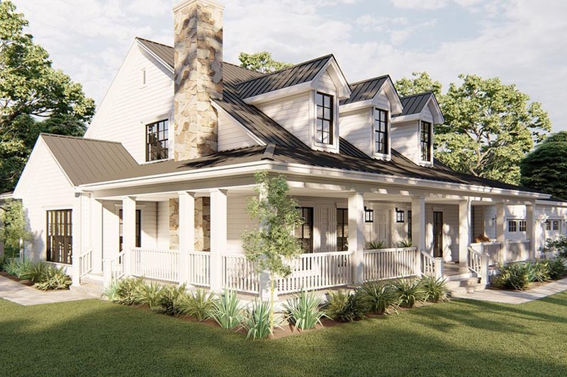 Architectural House Design - Exterior - Other Elevation for Farmhouse House Plan #923-278 - 3 bed, 3 bath
