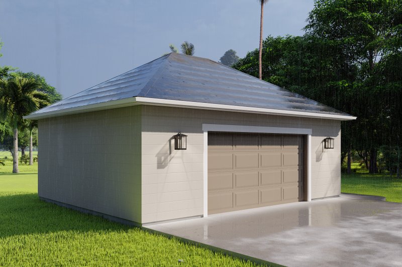 Architectural House Design - Exterior - Front Elevation 5 for Traditional House Plan #1060-91, 0 bath