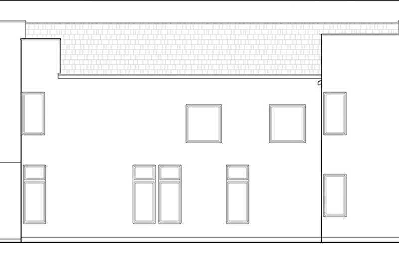 Architectural House Design - Exterior - Other Elevation 1 for Contemporary House Plan #1021-12 - 4 bed, 4.5 bath