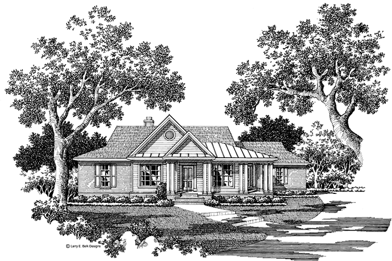 House Blueprint - Classical Exterior - Front Elevation Plan #952-238