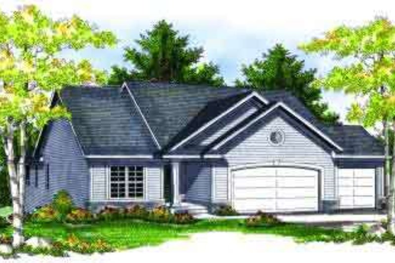 Architectural House Design - Traditional Exterior - Front Elevation Plan #70-691