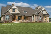 Craftsman Style House Plan - 4 Beds 4 Baths 2613 Sq/Ft Plan #929-905 